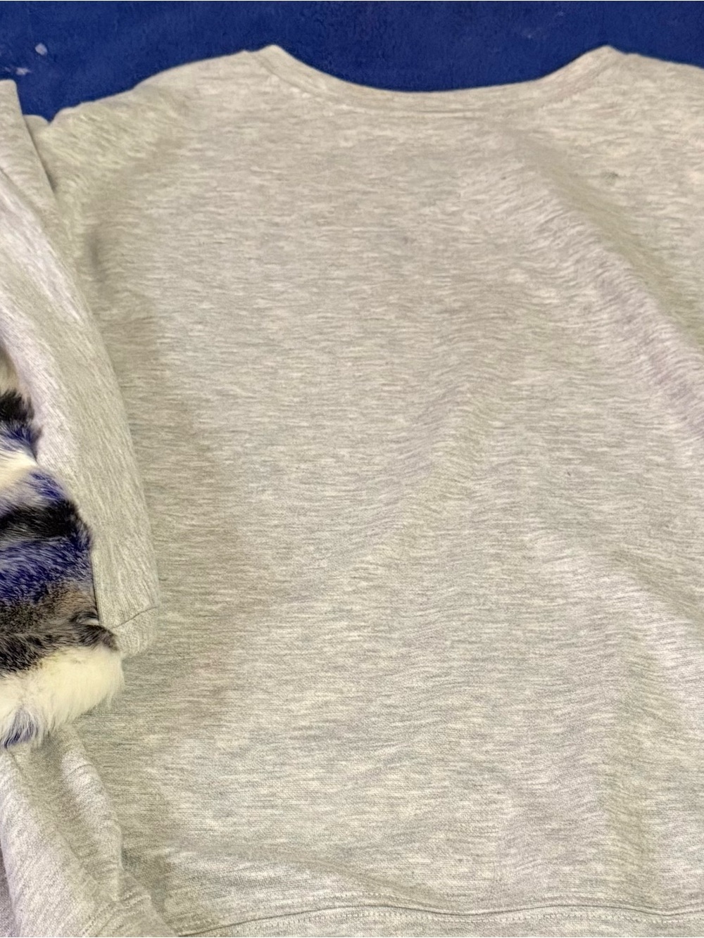 Zara Light Heather Gray Crewneck Sweatshirt